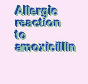amoxicillin side affects