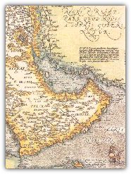 Old map of the Arabian Gulf