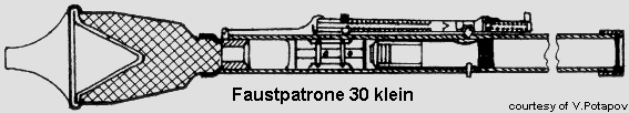 Faustpatrone cutaway