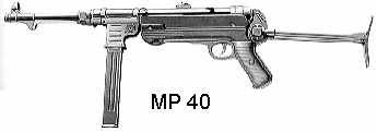 MP 40 with stock unfolded