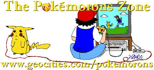 The Pokmorons Zone Title Graphic