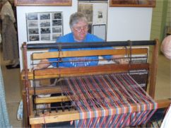Old rug loom