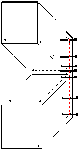 pin sections together