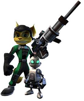 ratchet and clank desktop wallpaper screen caps guns weapons toys character games