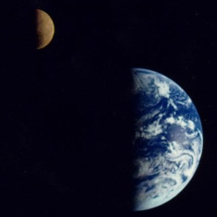  Click Here - Moon & Earth 
