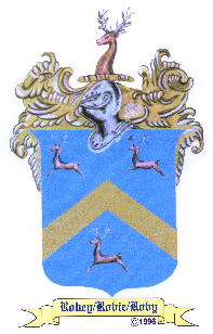 Robey/Robie/Roby Family Crest