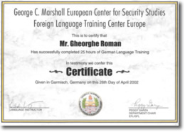 German Language Certificates