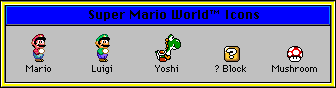 Super Mario World Icons