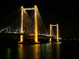 Cable Bridge at night
