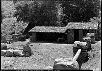 NPS MULE SHELTER WITH THATCH ROOF & CORRAL AT INDIAN GARDENS. (BLDG 172) 17 JUNE 1936