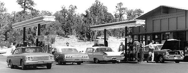 Grand Canyon Chevron Station, September 1, 1964 - GCNP #4719