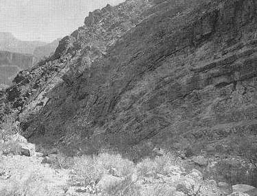 Wheeler Fold in Trail Canyon, by George Wharton James, 1900
