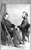GRCA 13846 - # 17226 JOHN W.POWELL (RIGHT, AGE 31) & BROTHER WILLIAM, SEATED, IN CIVIL WAR UNIFORMS.