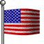 waving USA flag