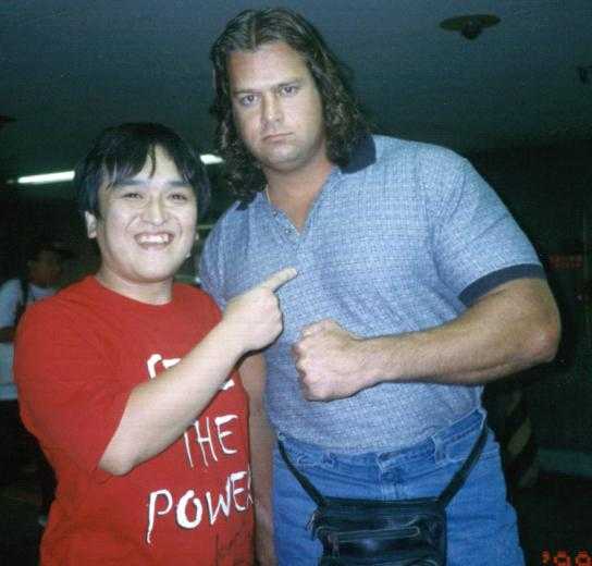 Masanori with The Gladiator (Mike Awesome)