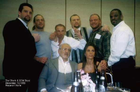 The Sheik and the ECW gang