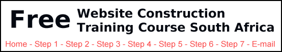 Free Website Construction Training Course South Africa