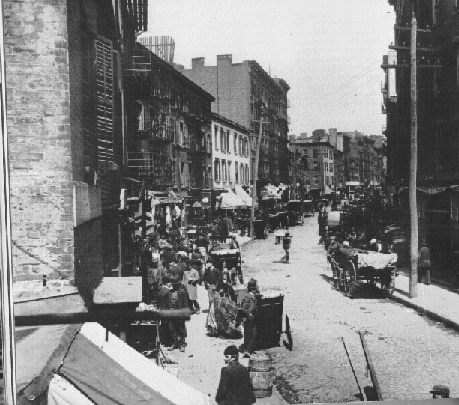 New York street scene: 1890's