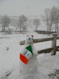 Irish Snowman near Chengde