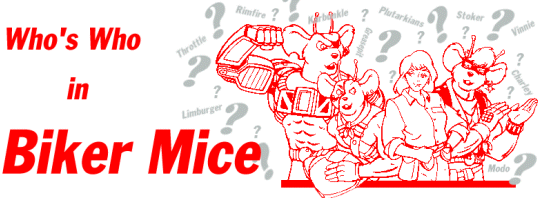 Who's Who in Biker Mice Banner