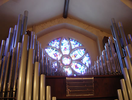 Organ Gallery and Rose Window
