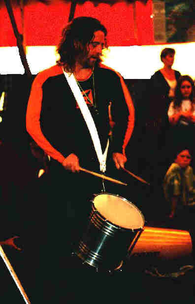 Suffolk School of Samba drummer