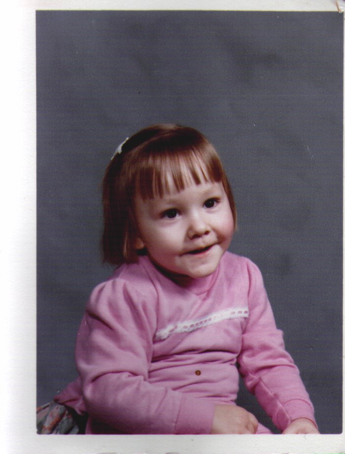Kim at age 3; 1985.