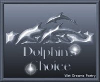 This site has been awarded the - Wet Dreams Poetry Dolphin's Choice Silver Award