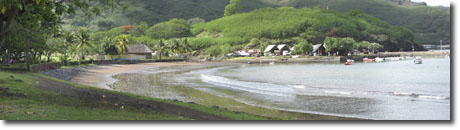 Panorama of Village at Taiohae