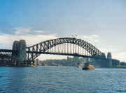 Sydney Harbour Bridge and ferry