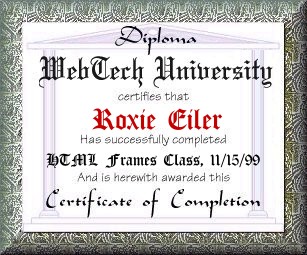 Frames Diploma