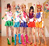 13 (Sailor Jupiter, Sailor Mercury, Sailor Moon, Sailor Mars, & Sailor Venus)