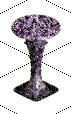 Luxurious Lavender End Table