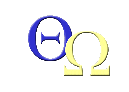 Theta Omega Interlaced Symbol