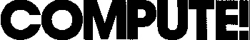 The Headline Logo of, 'Compute!' Magazine