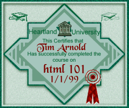 HTML 101 Diploma