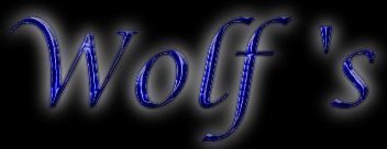 Paint Shop Pro 5 Text, Lucida Calligraphy - Wolf's
