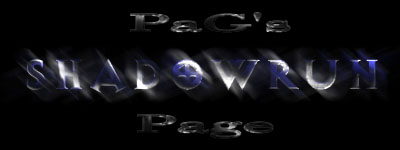 PaG's Shadowrun Page