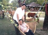 Tintin: Si Mommy & Daddy - sweet na sweet pa rin! Just before giving birth, Mom Tin2 and Dad Julius spent some R&R at Le's Leisure Park, Bacolor, Pampanga.