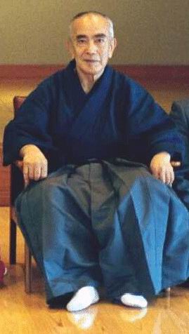 Tohei Sensei in his Dojo - Aug 2000