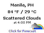 Click for Manila, Philippines Forecast