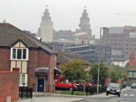 The Port of Liverpool building can be seen from The Chinatown.