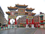 The new Chinese Arch was built in January 2000. It means to enlive the Chinatown in Liverpool which decline after the 2nd worldwar. 