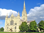 salisbury Cathedral is the europe's greatest Gothic masterpieces. being built to a single design in one short, it can keep its unity of style.