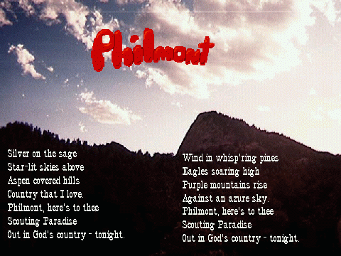 Philmont Hymn Words and Midi