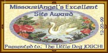 Missouri Angel's Excellent Site Award