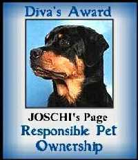 Diva's WOOF of Approval Award