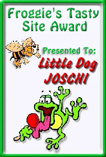 Froggie's Tasty Site Award