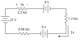 Respecto a la polaridad de la tensin en el resistor, recuerda que este elemento recibe energa. Puedes asignar tambin una polaridad arbitraria y el signo resultante al aplicar la LKV 
te indicar la polaridad real.