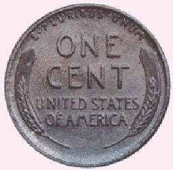 Lincoln penny, tails